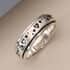 Sterling Silver Heart Spinner Ring (Size 10.0) 4.25 Grams image number 1