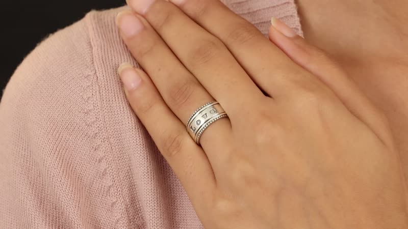 Turtle Band Ring in Sterling Silver 5 Grams