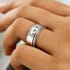 Sterling Silver LOVE Spinner Ring, Anxiety Ring for Women, Fidget Rings for Anxiety for Women, Stress Relieving Anxiety Ring, Promise Rings (Size 8.0) (7.25 g) image number 4