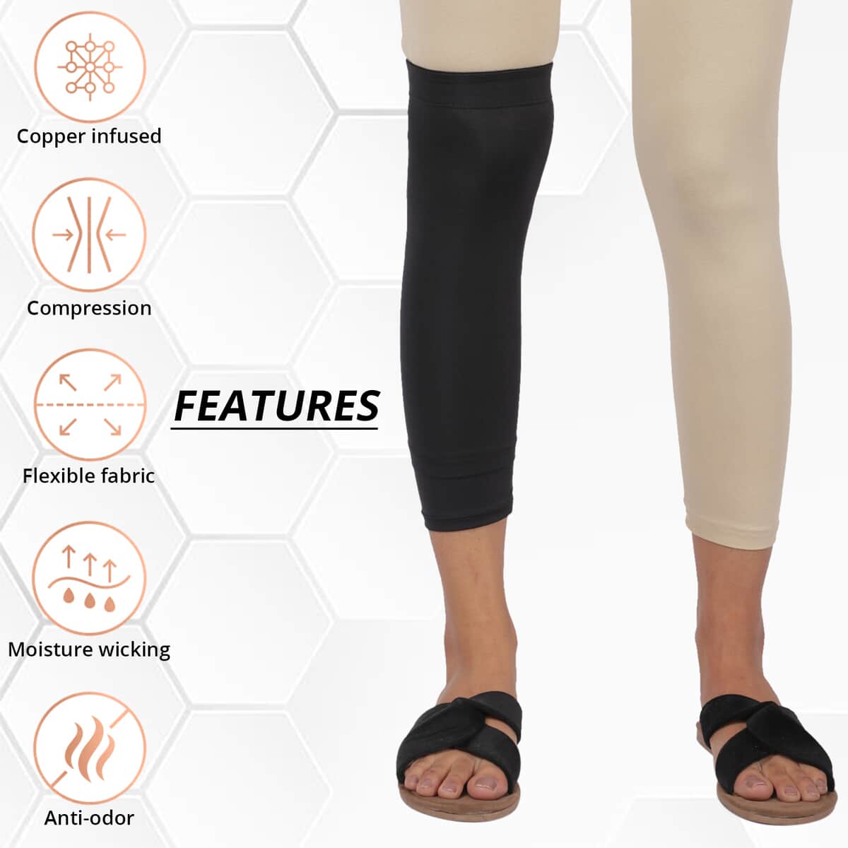 CopperJoint Compression Calf Sleeve- (L) image number 2