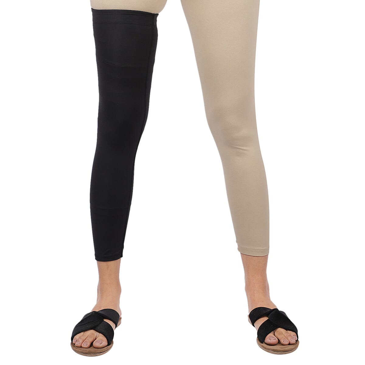 Copper Compression Full Leg Sleeve- (M) image number 1