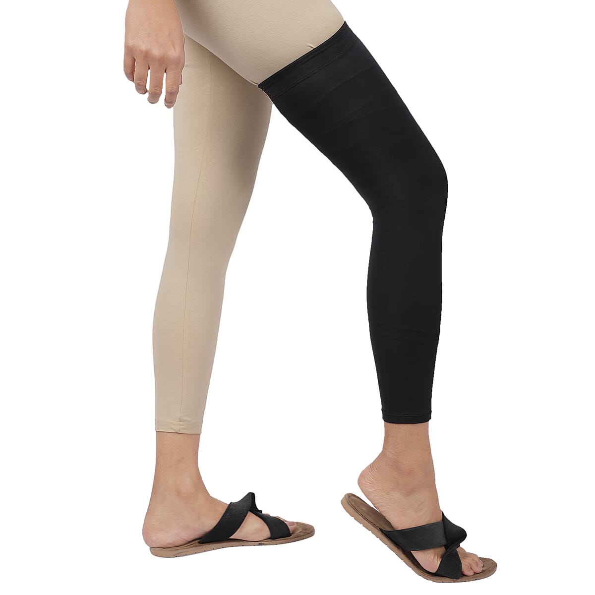 Copper Compression Full Leg Sleeve- (M) image number 3