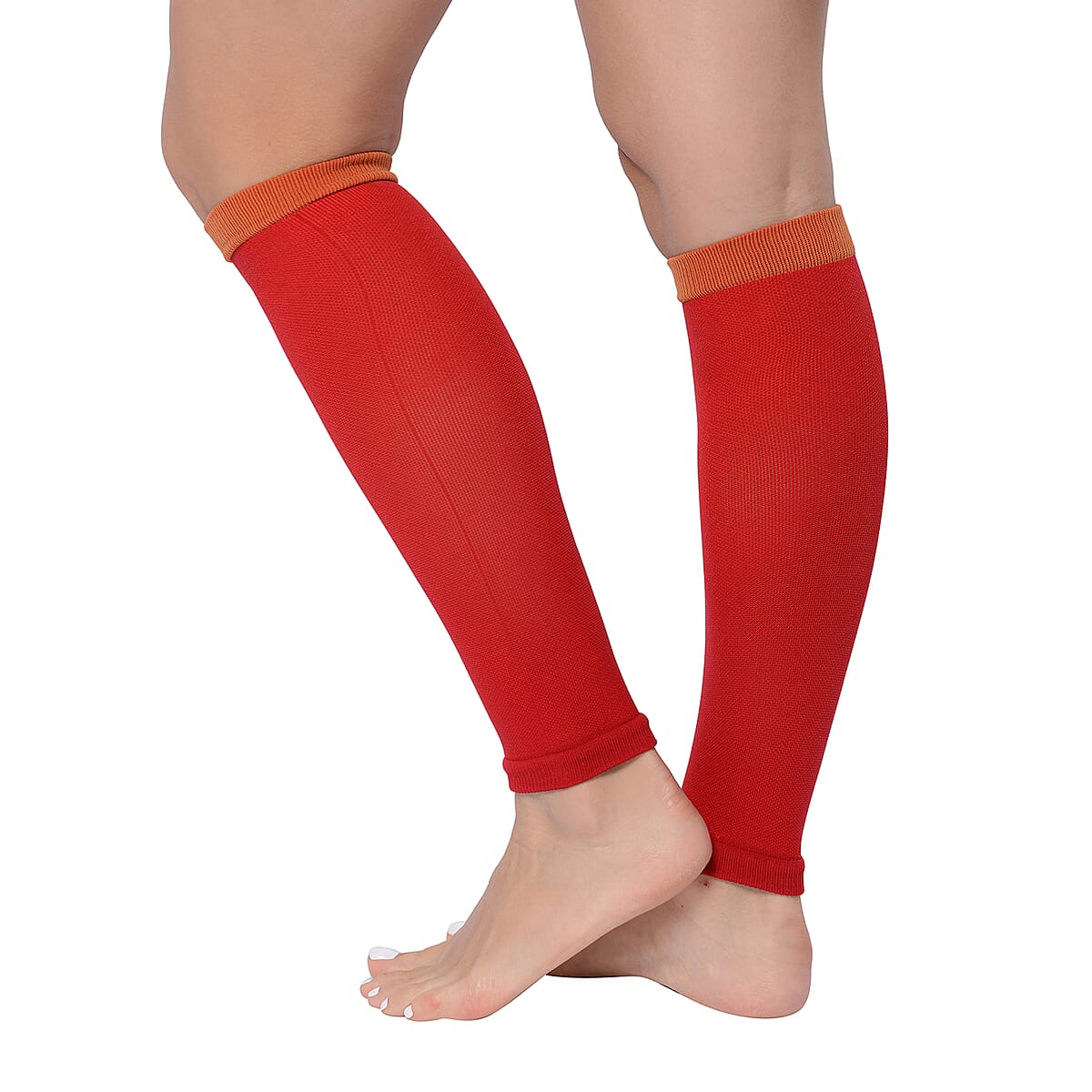 Set of 3 Black Copper Foot Sleeves, Care Glove and Anti-Fatigue Compression Calf Sleeves image number 3