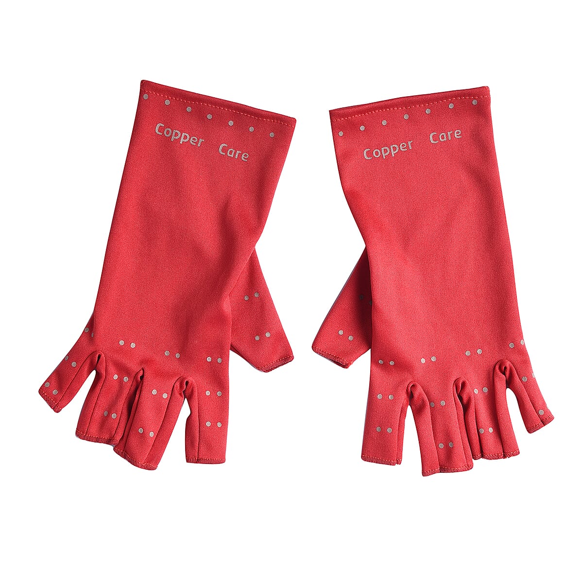 Set of 3 Black Copper Foot Sleeves, Care Glove and Anti-Fatigue Compression Calf Sleeves image number 4