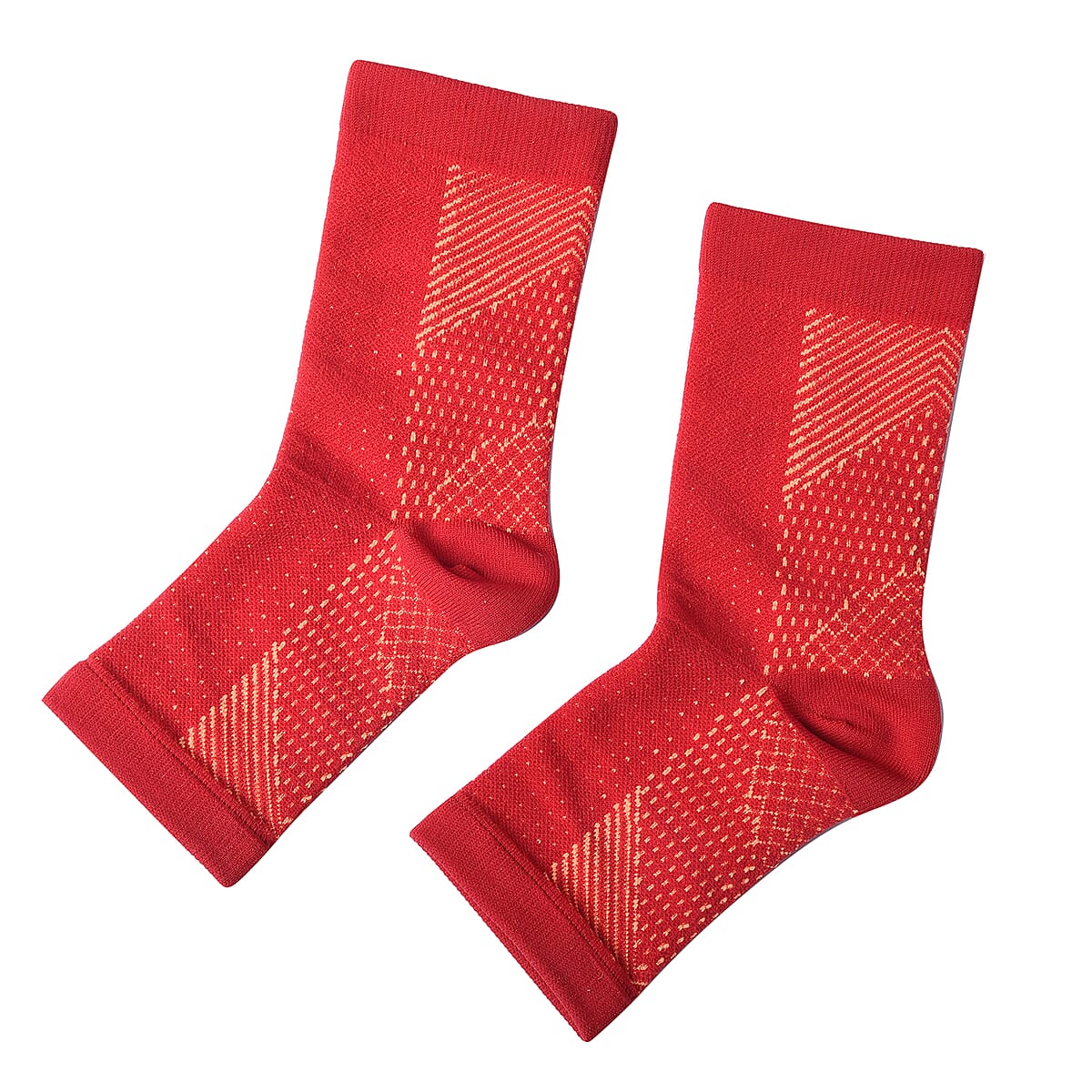 Set of 3 Black Copper Foot Sleeves, Care Glove and Anti-Fatigue Compression Calf Sleeves image number 6