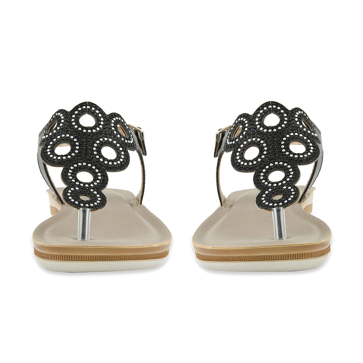 Black Leather Women's Shoe -41 image number 2