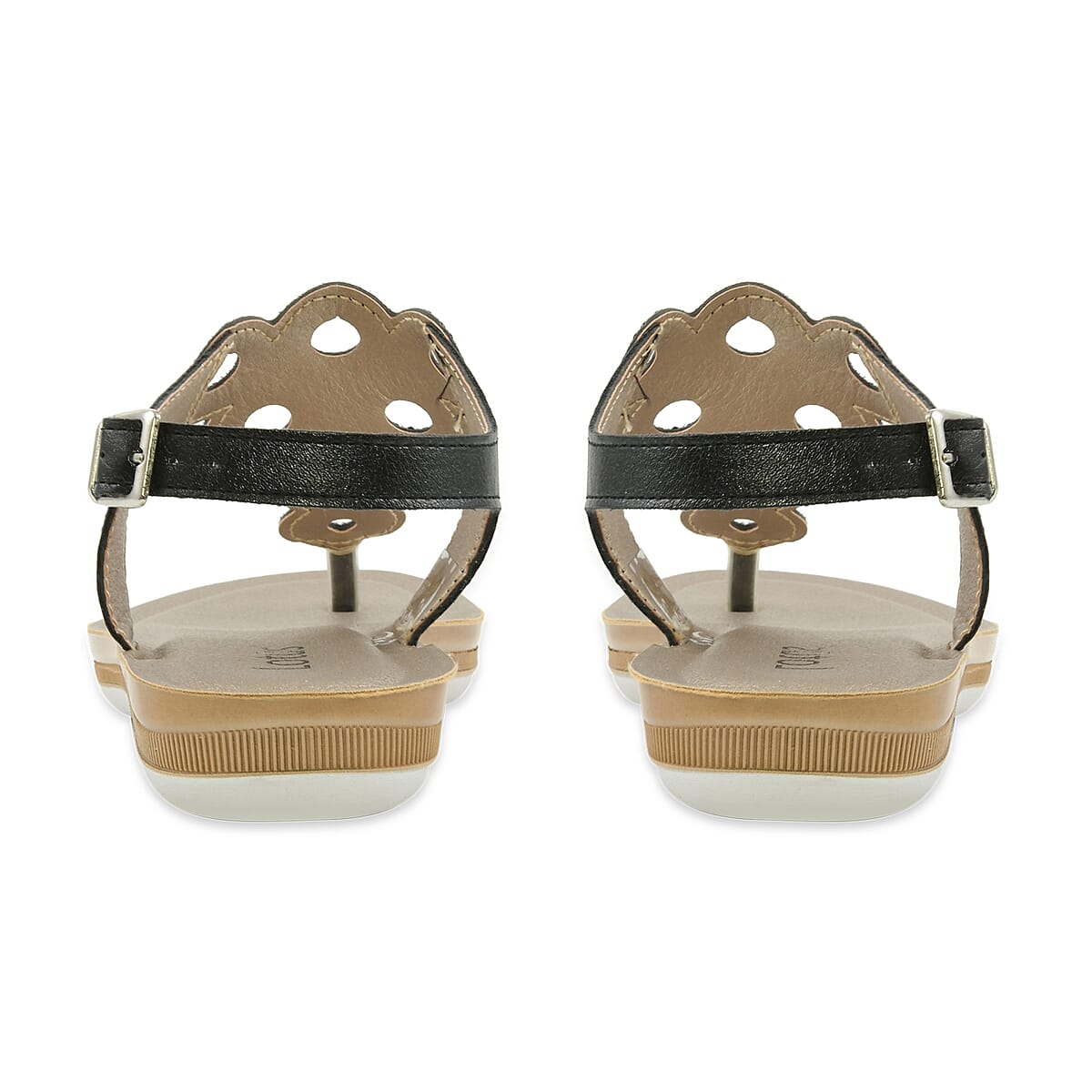 Black Leather Women's Shoe -41 image number 3