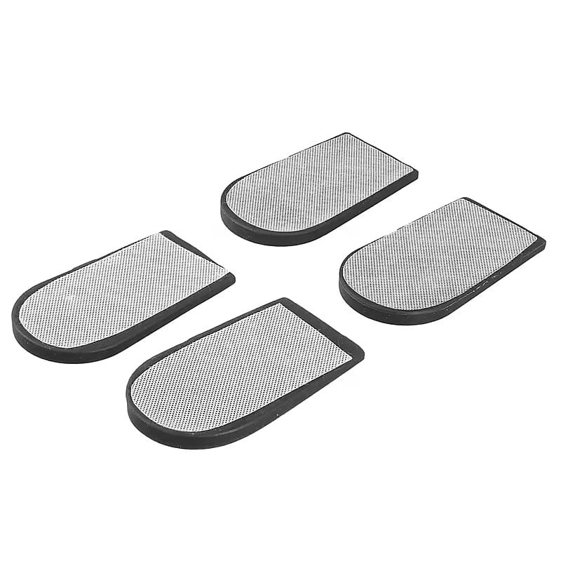 Livmore Set of 2 Black Polymer and Shungite Infused, Dotted Gel Heel Pad