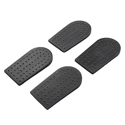 Livmore Set of 2 Black Polymer and Shungite Infused, Dotted Gel Heel Pad
