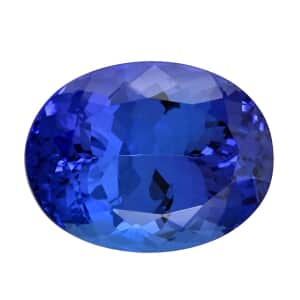 Certified & Appraised AAAA Vivid Tanzanite (Ovl Size Varies) 10.00 ctw