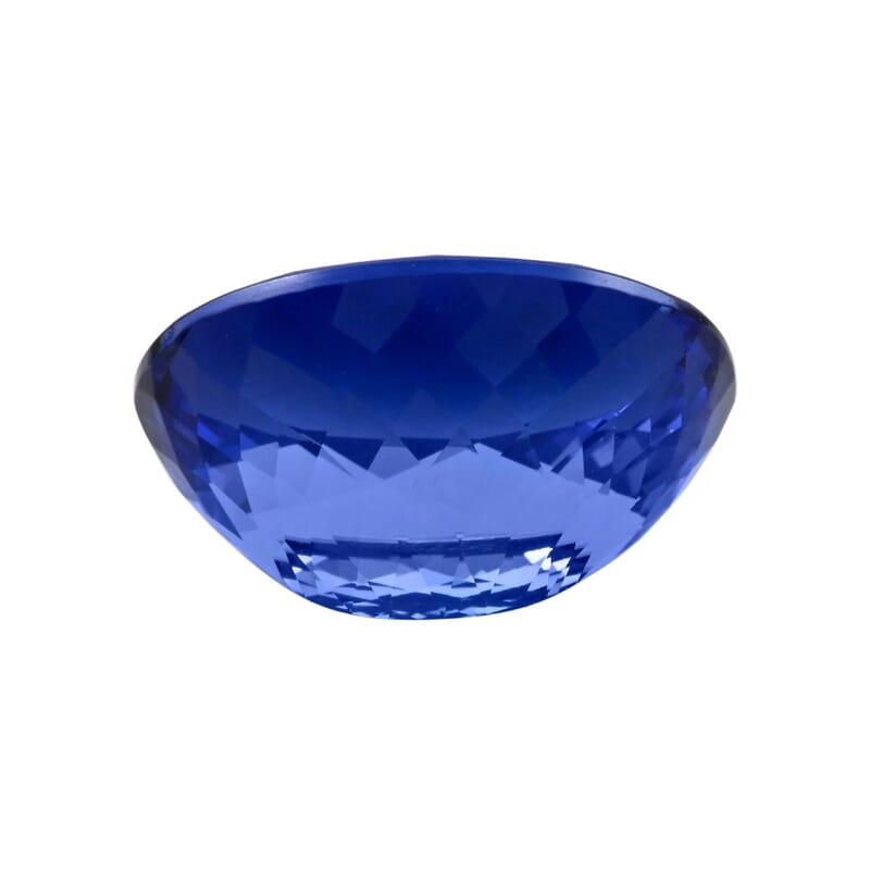 Certified and Appraised AAAA Vivid Tanzanite (Oval) 10.00 ctw