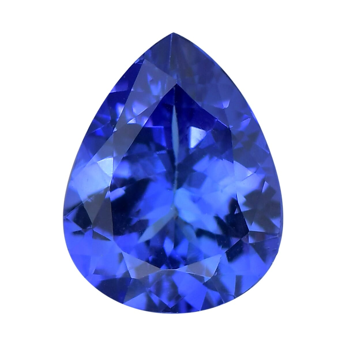 Certified & Appraised AAAA Vivid Tanzanite (Pear Size Varies) 10.00 ctw , Loose Gem , Loose Gemstones , Loose Stones , Jewelry Stones image number 0