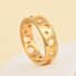 Moon Star Cut-out Band Ring in Vermeil Yellow Gold Over Sterling Silver (Size 8.0) 4.40 Grams image number 1