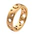Moon Star Cut-out Band Ring in Vermeil Yellow Gold Over Sterling Silver (Size 8.0) 4.40 Grams image number 3
