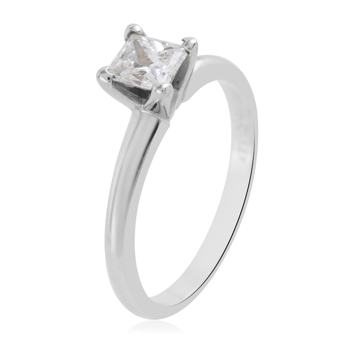 14K White Gold Diamond Ring (Size 6.5) 2.60 Grams 0.50 ctw image number 2