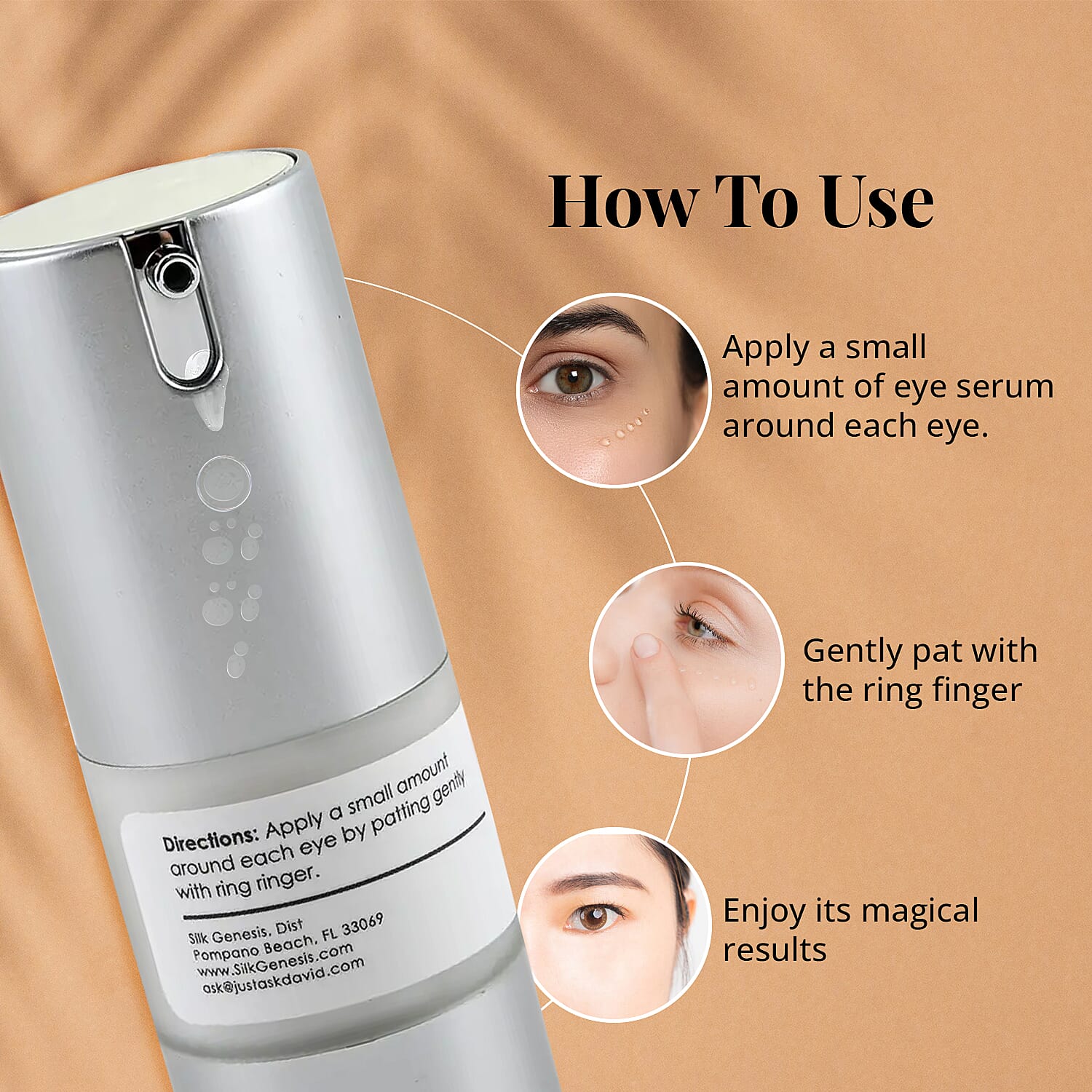 Silk Genesis Shungite Eye Serum 0.5oz
