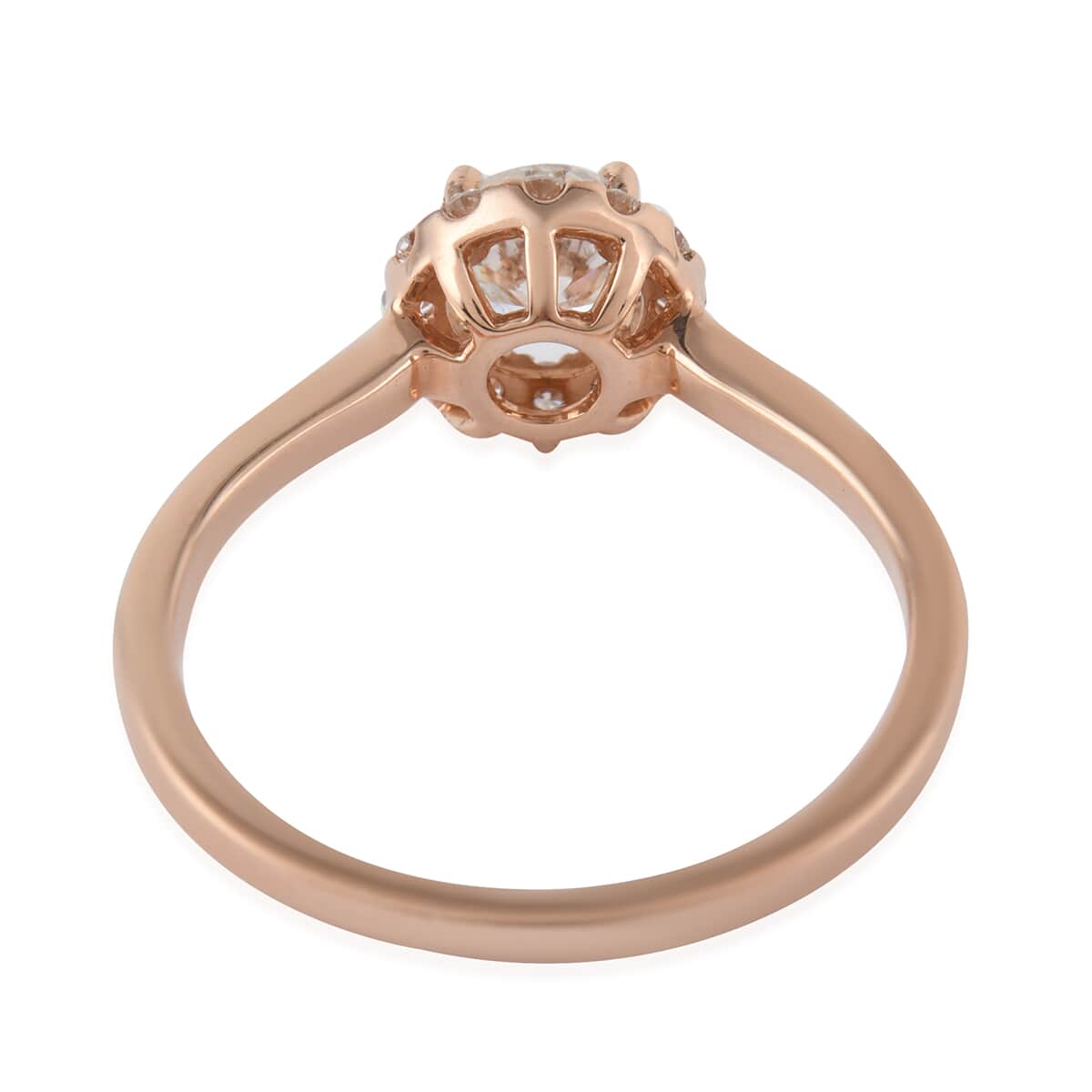14K Rose Gold Diamond Ring (Size 6.5) 2.10 Grams 0.65 ctw image number 3