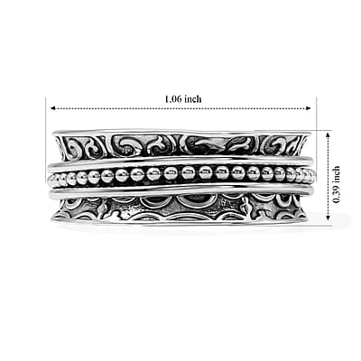 Ring in Sterling Silver (Size 11.0) 7.60 Grams