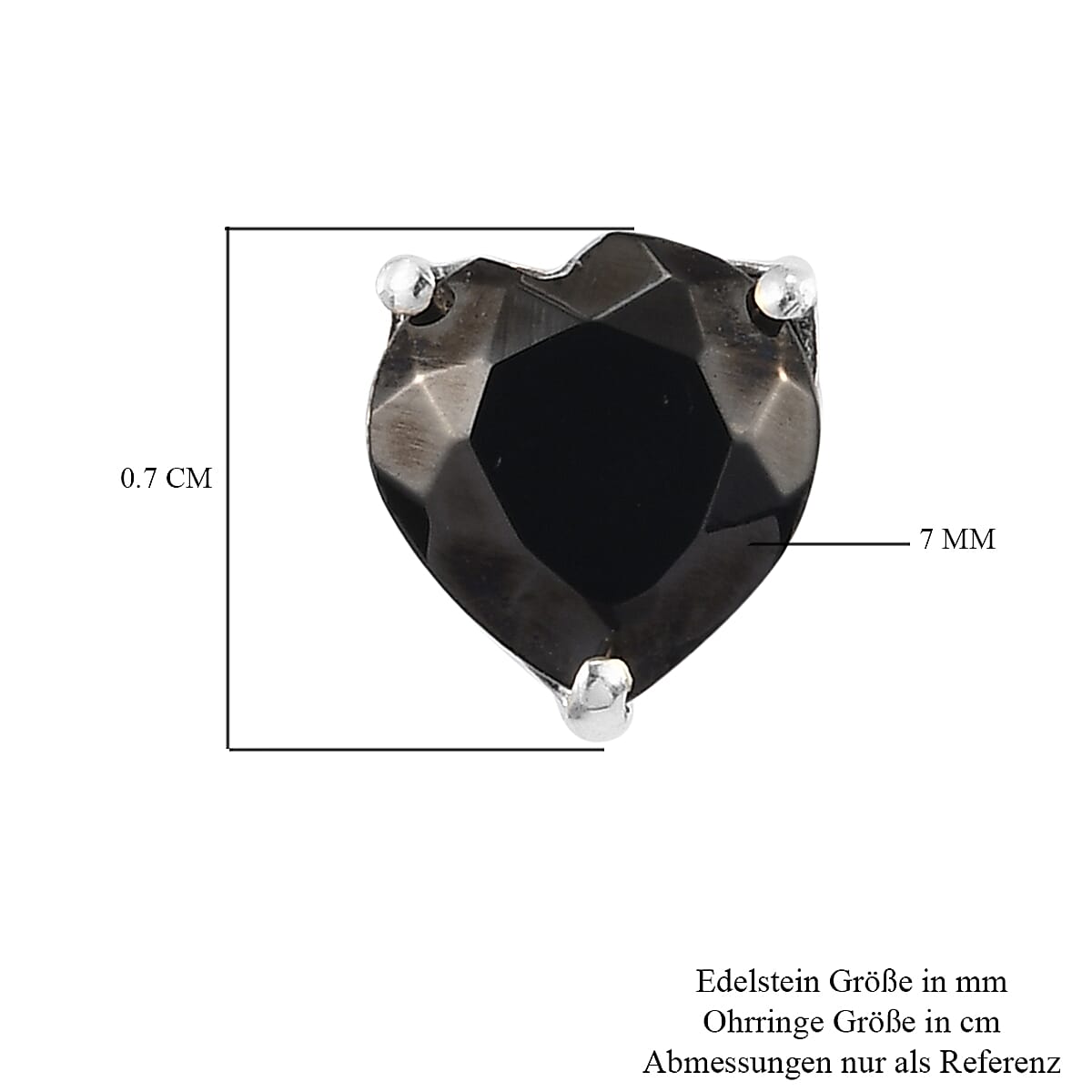 Silver Shungite 1.50 ctw Earrings in Platinum Over Sterling Silver