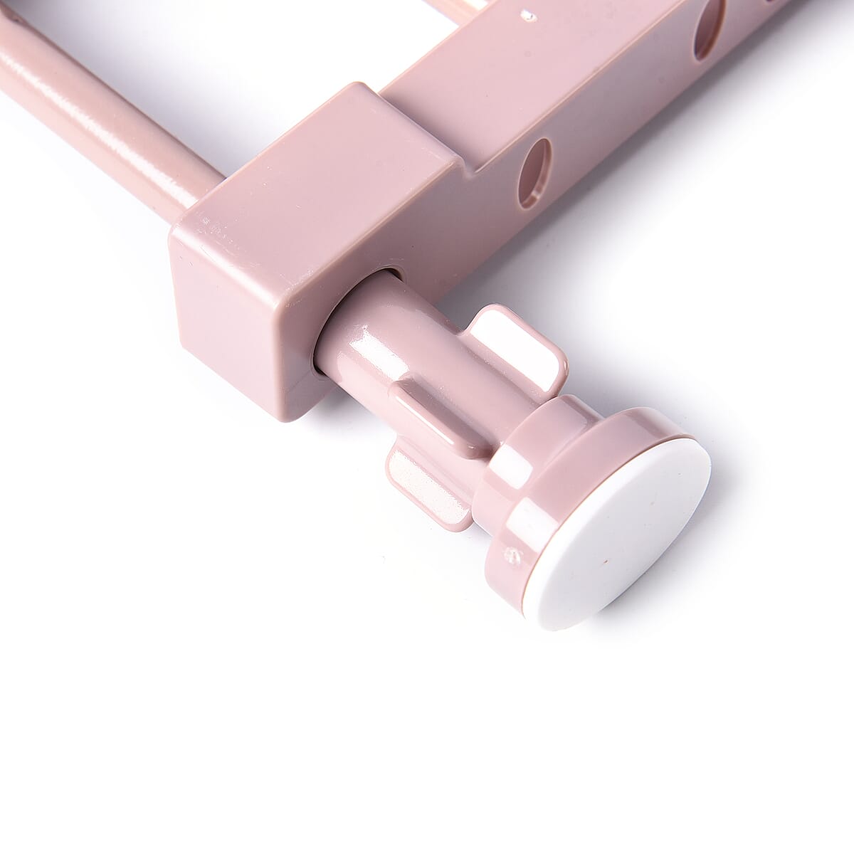 Set of 3 White Stainless Steel Adjustable Storage Rack (11.42-18.11) image number 4