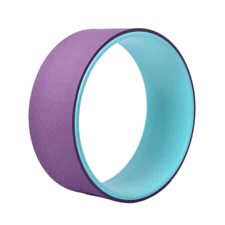 Purple Yoga Wheel for Flexibility, Stretching, Home Fitness, Balance Training (Bearing Up to 600 pounds) image number 0