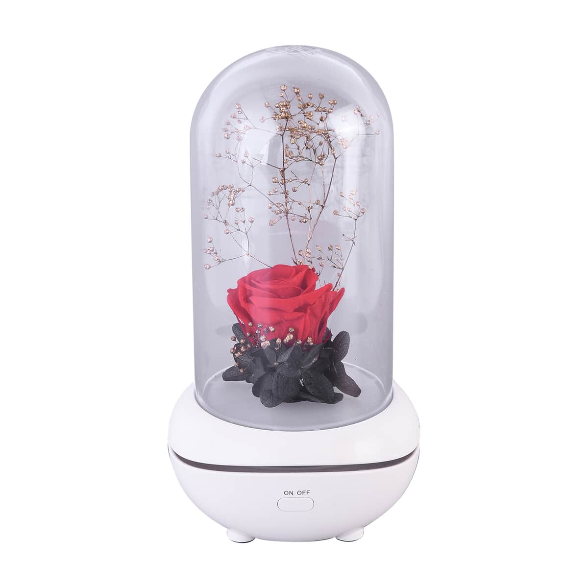 Red Eternal Flower Aromatherapy Lamp image number 0