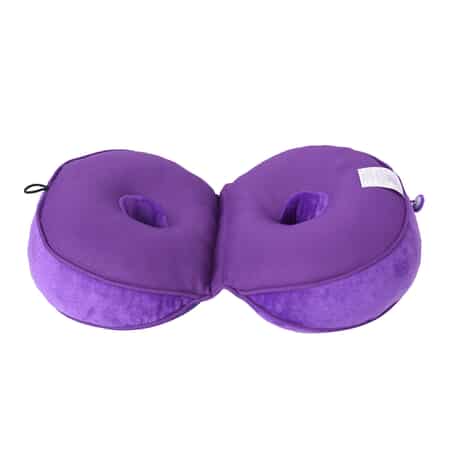 Lavender Memory Foam Seat Duo Cushion with Polyester Cover image number 3