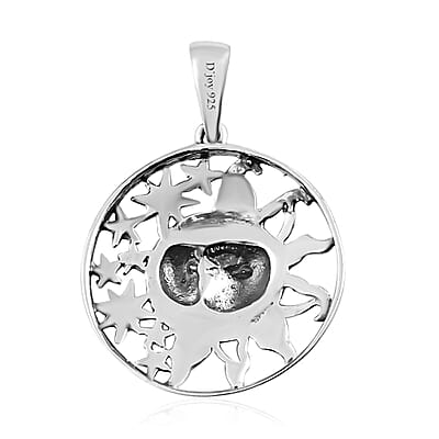 Sterling Silver Celestial Pendant 2.10 Grams