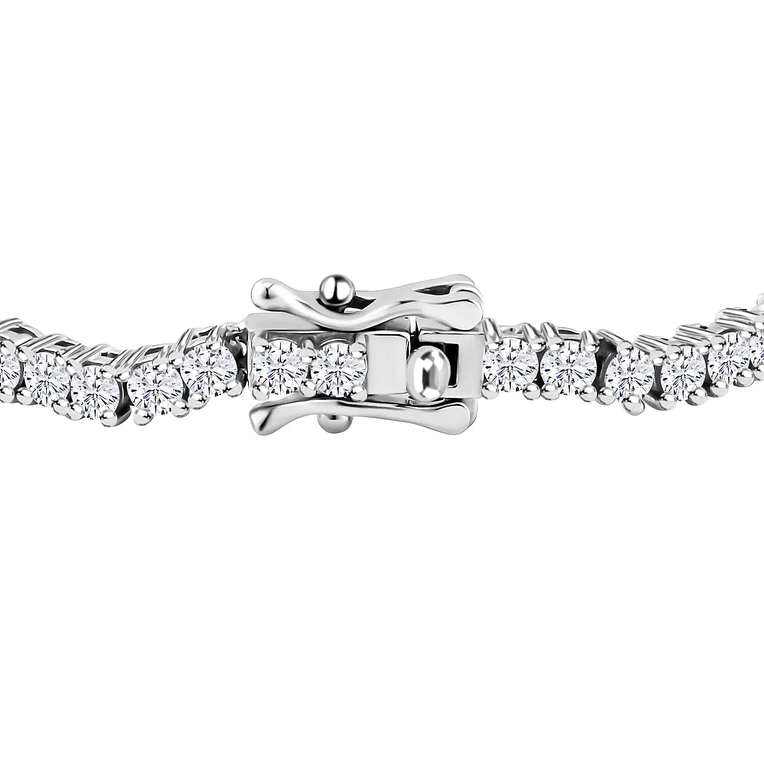 Moissanite 4.60 ctw Bracelet , Tennis Bracelet , Sterling Silver Bracelet , Moissanite Tennis Bracelet (7.25 In)