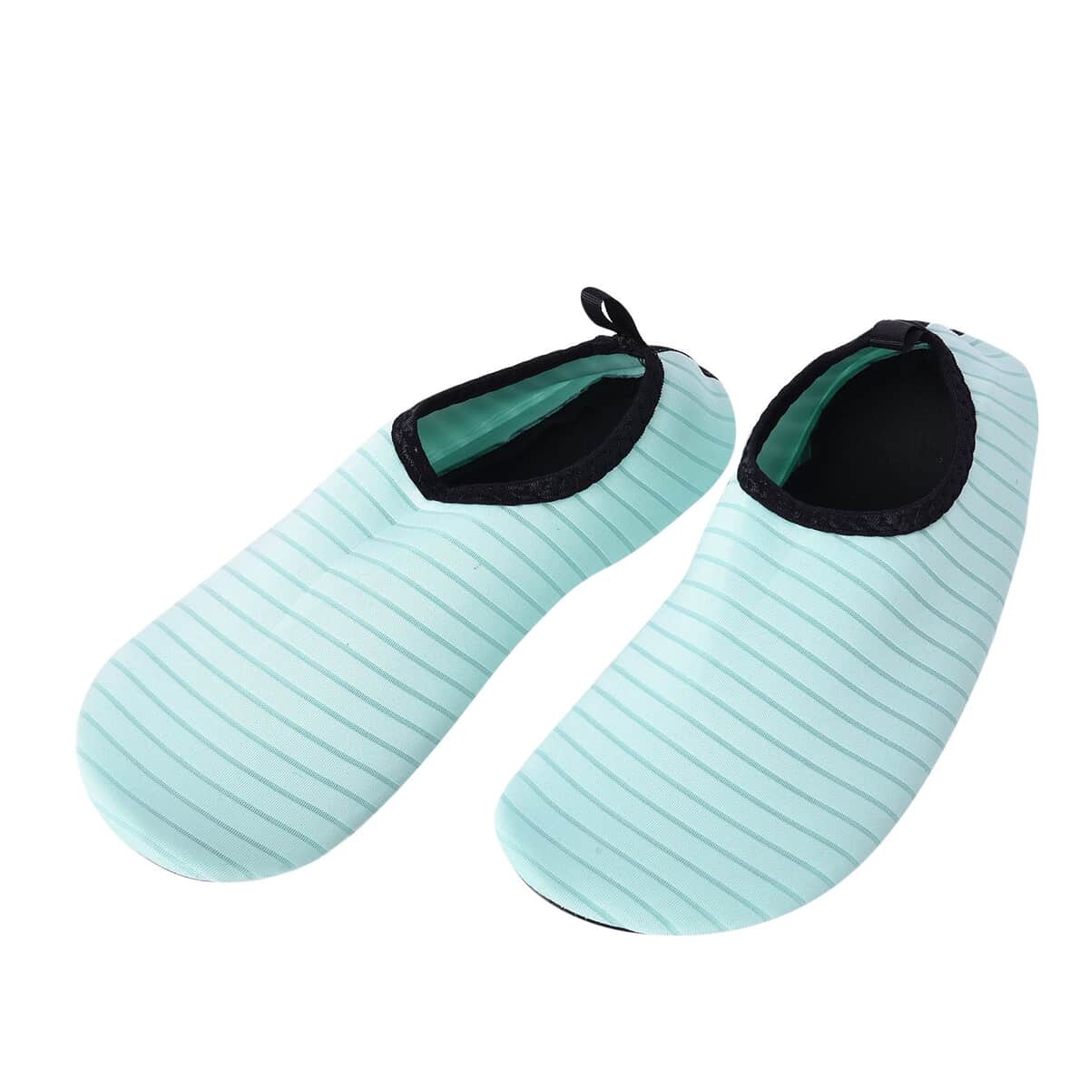 Green Mint Women's and Men's Water Shoes Barefoot Quick-Dry Aqua Socks (Size 7.5-8.5) image number 1
