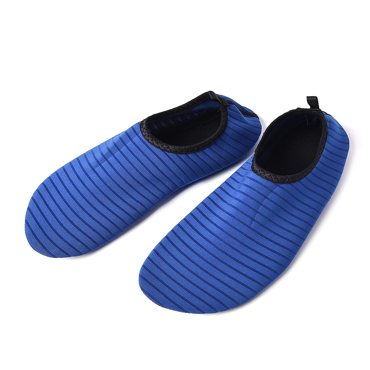 Navy Blue Women's and Men's Water Shoes Barefoot Quick-Dry Aqua Socks (Size 9-10) image number 5
