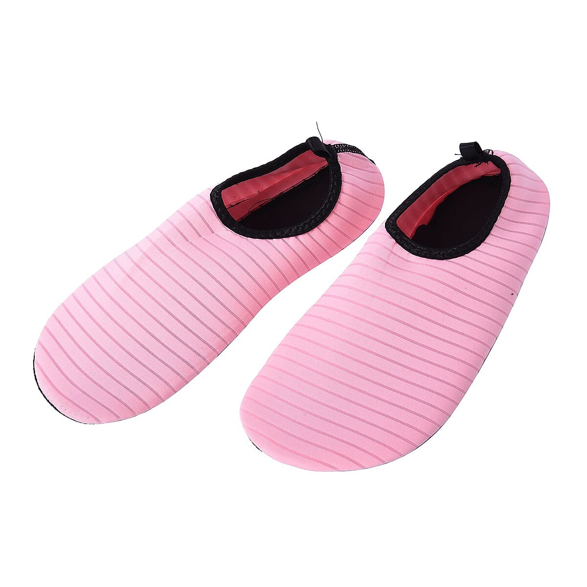 Pink Women's and Men's Water Shoes Barefoot Quick-Dry Aqua Socks image number 3