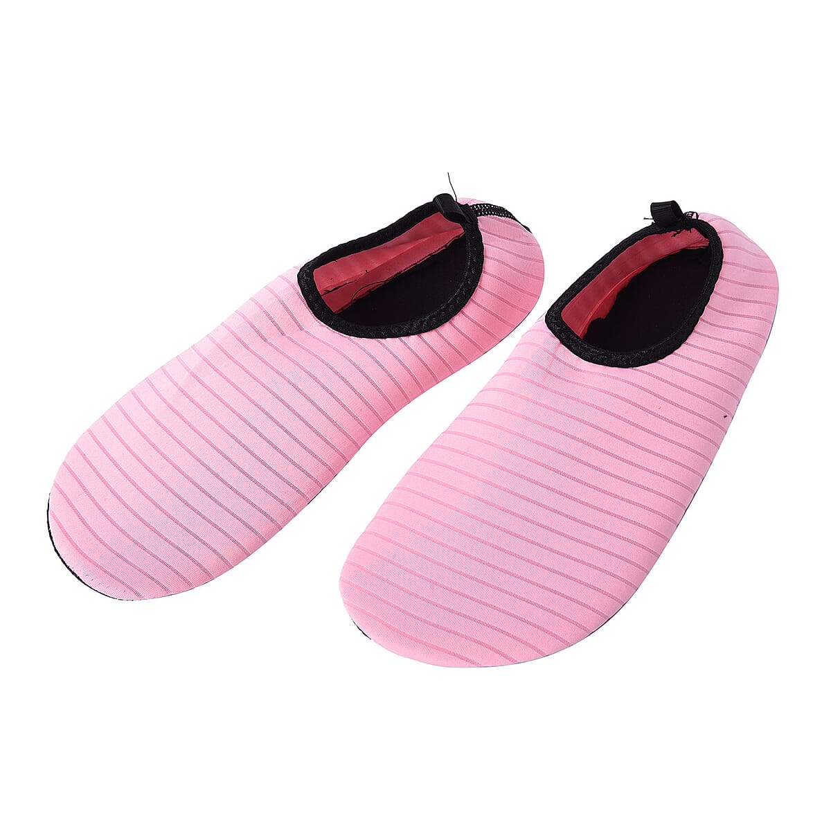 Pink Women's and Men's Water Shoes Barefoot Quick-Dry Aqua Socks image number 5