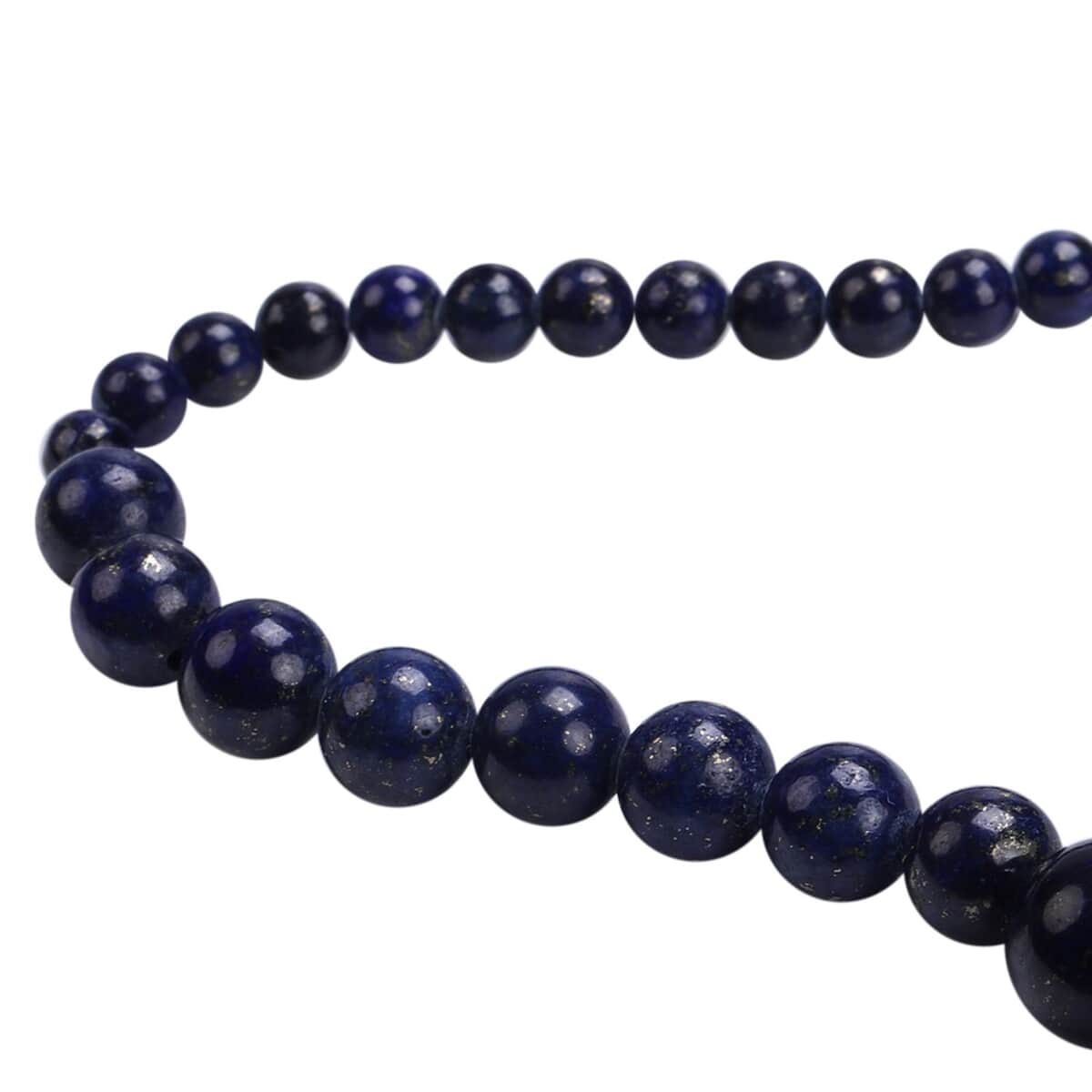 Ankur Treasure Chest Lapis Lazuli Beaded Necklace 18 Inches in Sterling Silver 166 ctw image number 2