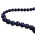 Lapis Lazuli Beaded Necklace 18 Inches in Sterling Silver 166 ctw image number 2