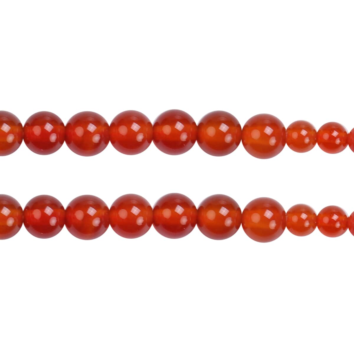 Ankur Treasure Chest Enhanced Red Agate Beaded Necklace 18 Inches in Sterling Silver 129.00 ctw image number 3