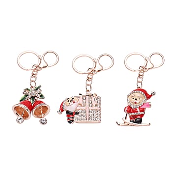 Skiing Santa Jingle Bells & Christmas Present - Product card gallery slide 1 (10176428540217)