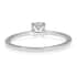 SGL Certified 10K White Gold G-H I3 Diamond Solitaire Ring (Size 9.0) 0.50 ctw image number 4