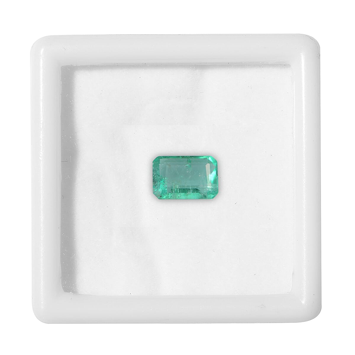 Boyaca Colombian Emerald (Octg 5.5x4 mm) 0.42 ctw image number 2