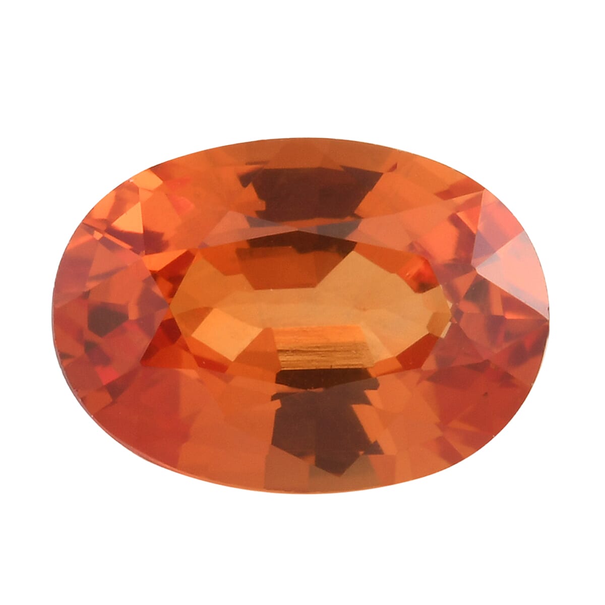 AAAA Orange Sapphire (Ovl 7x5 mm) 1.05 ctw image number 0