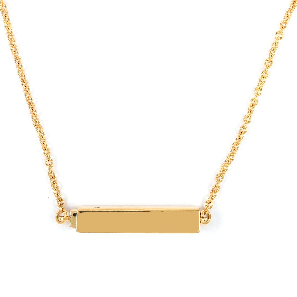 Vermeil YG Over Sterling Silver Pendant Necklace (18 Inches) (5.10 g) image number 1