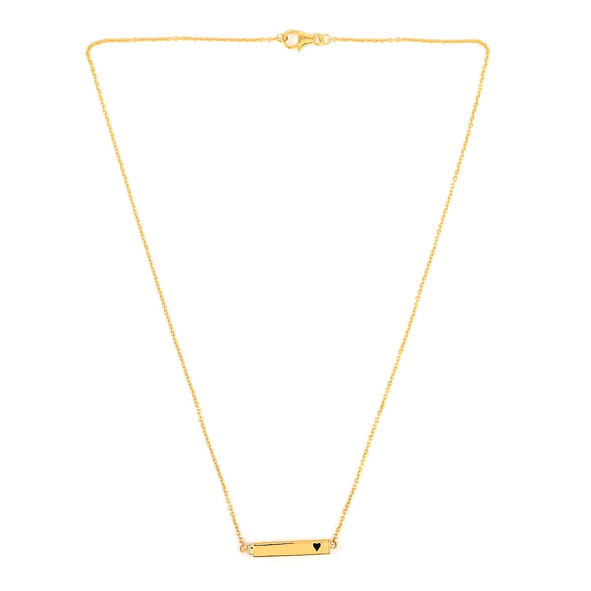 Vermeil YG Over Sterling Silver Pendant Necklace (18 Inches) (5.10 g) image number 3