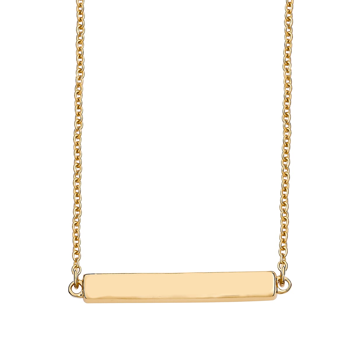 Vermeil YG Over Sterling Silver Pendant Necklace (18 Inches) (5.10 g) image number 4