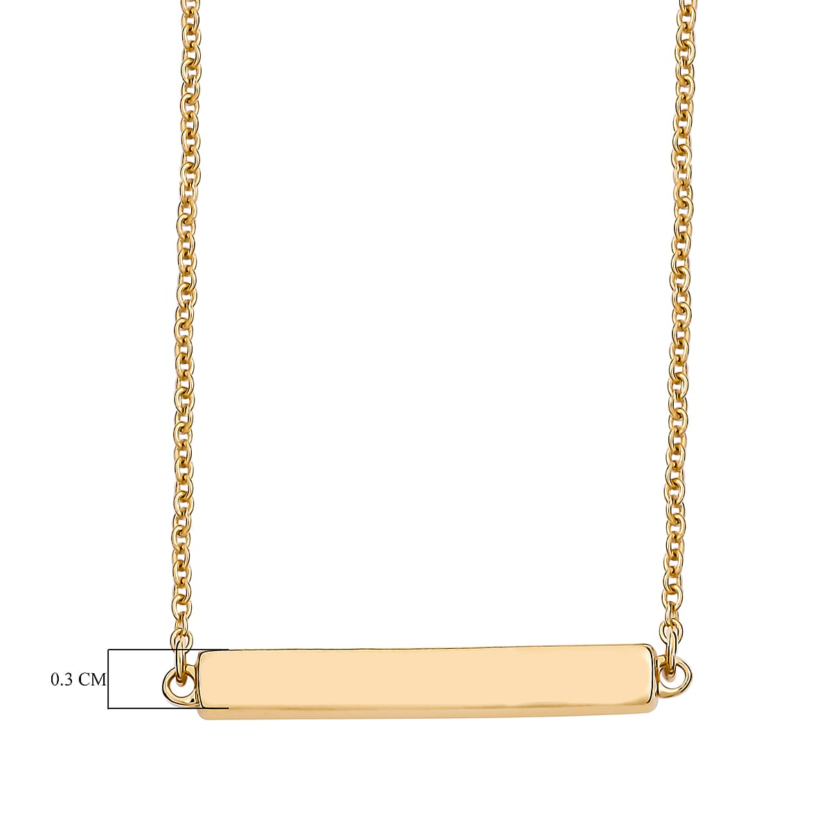 Vermeil YG Over Sterling Silver Pendant Necklace (18 Inches) (5.10 g) image number 5
