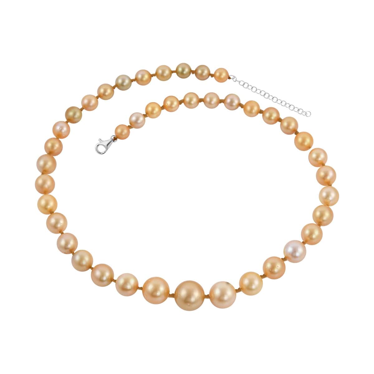Iliana 18K White Gold South Sea Pearl 8-15 mm Necklace 20 Inches image number 0