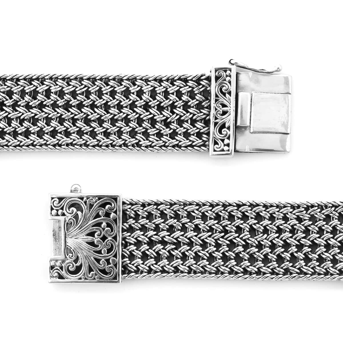 BALI LEGACY Sterling Silver Tulang Naga Smart Watch Strap (7.00 In) (68.20 g) | Designer Strap | Bracelet Watch Strap | Apple Watch Strap image number 3
