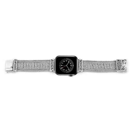 Bali Legacy Sterling Silver Weave Smart Watch Strap (7.50 in) 68.20 Grams image number 0