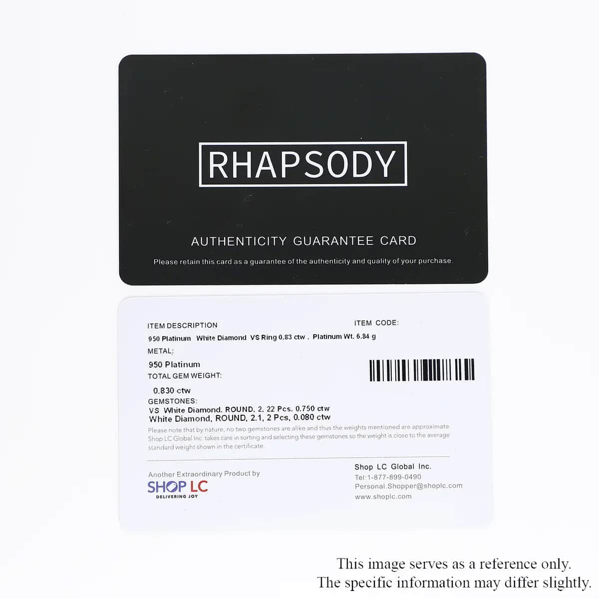 Rhapsody IGI Certified 950 Platinum Diamond E-F VS2 Ring (Size 6.0) 6.85 Grams 0.85 ctw  image number 7