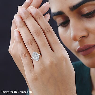 Rhapsody IGI Certified 1.00 ctw Diamond E-F VS Ring in 950 Platinum (Size 10.0) 7.70 Grams