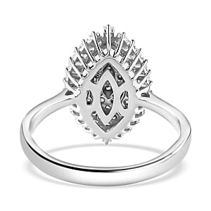 Rhapsody IGI Certified Diamond E-F VS Ring in 950 Platinum (Size 8.0) 7.70 Grams 1.00 ctw